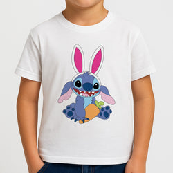 Easter Bunny Blue Alien Boys T-Shirt
