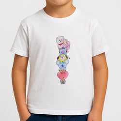 K-Pop Band BT21 Drawing Boys T-Shirt