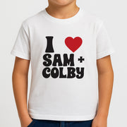 I Love S & C Kids T-Shirt 4