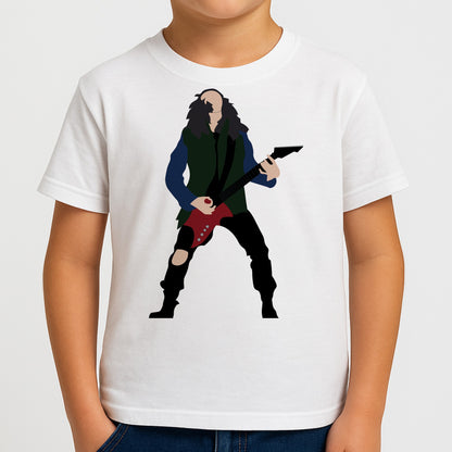 Eddie Munson Playing Guitar Kids T-Shirt