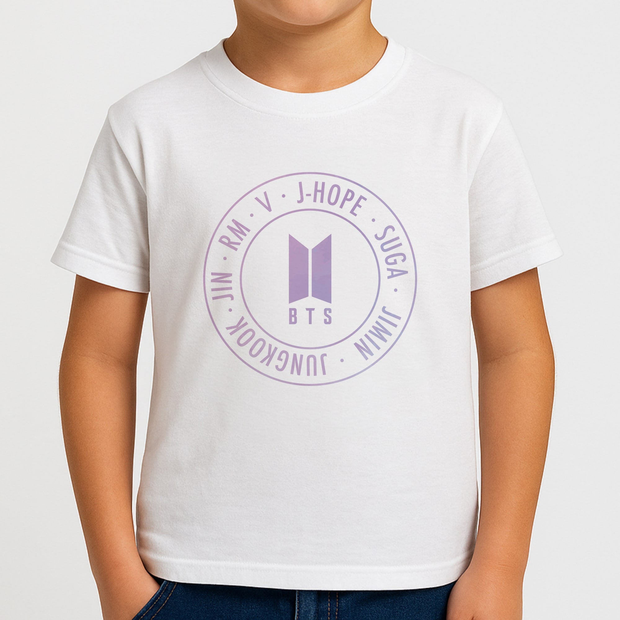 Galaxy Logo - BTS Kids T-Shirt