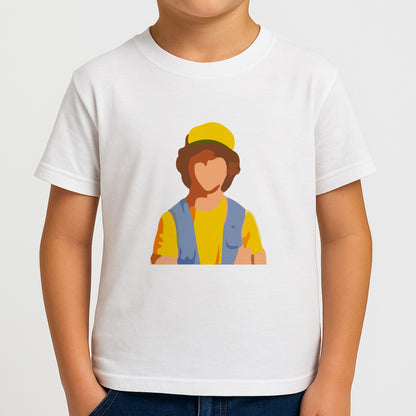 Faceless Dustin - Stranger Things Boys T-Shirt