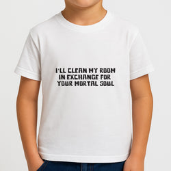 I'll Clean My Room In Exchange Wednesday Kids T-Shirt