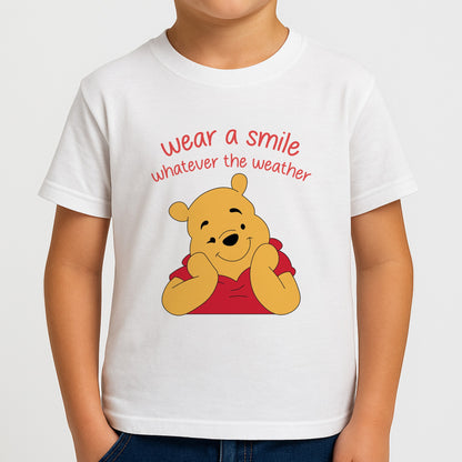 Wear A Smile Whatever The Weather  Boys T-Shirt