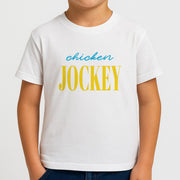 Chicken Jockey Blue Kids T-Shirt 4