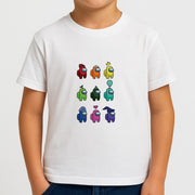 Among Gaming characters Kids T-Shirt 4