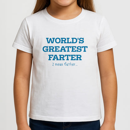 World's Greatest Farter  Girls T-Shirt