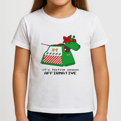 K9 Festive Season - Doctor Who Girls T-Shirt