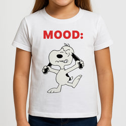 Mood Cartoon Beagle  Girls T-Shirt