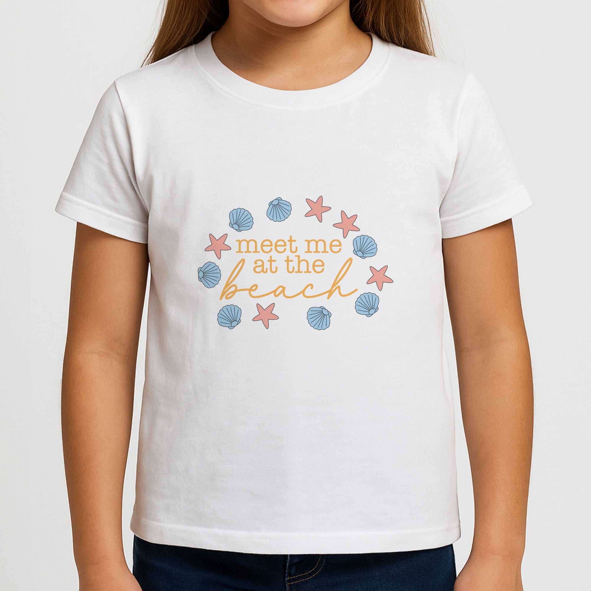 Meet Me At The Beach - Summer Kids T-Shirt