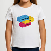 Everything Is Awesome Bricks Kids T-Shirt 3