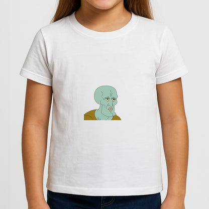 Muscly Squidward Girls T-Shirt