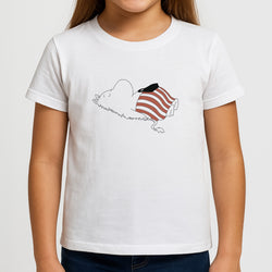 Moom On Grass Girls T-Shirt