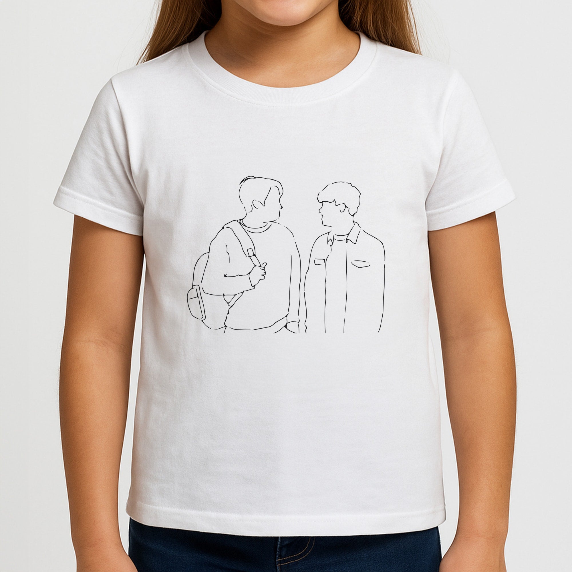 Outline - Heartstopper Kids T-Shirt