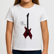 Eddie Munson Guitar Kids T-Shirt 3