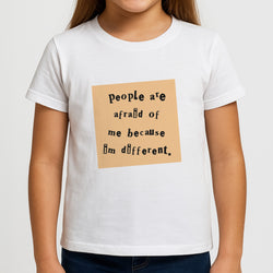 People Are Afraid Of Me - Scissorhands Girls T-Shirt