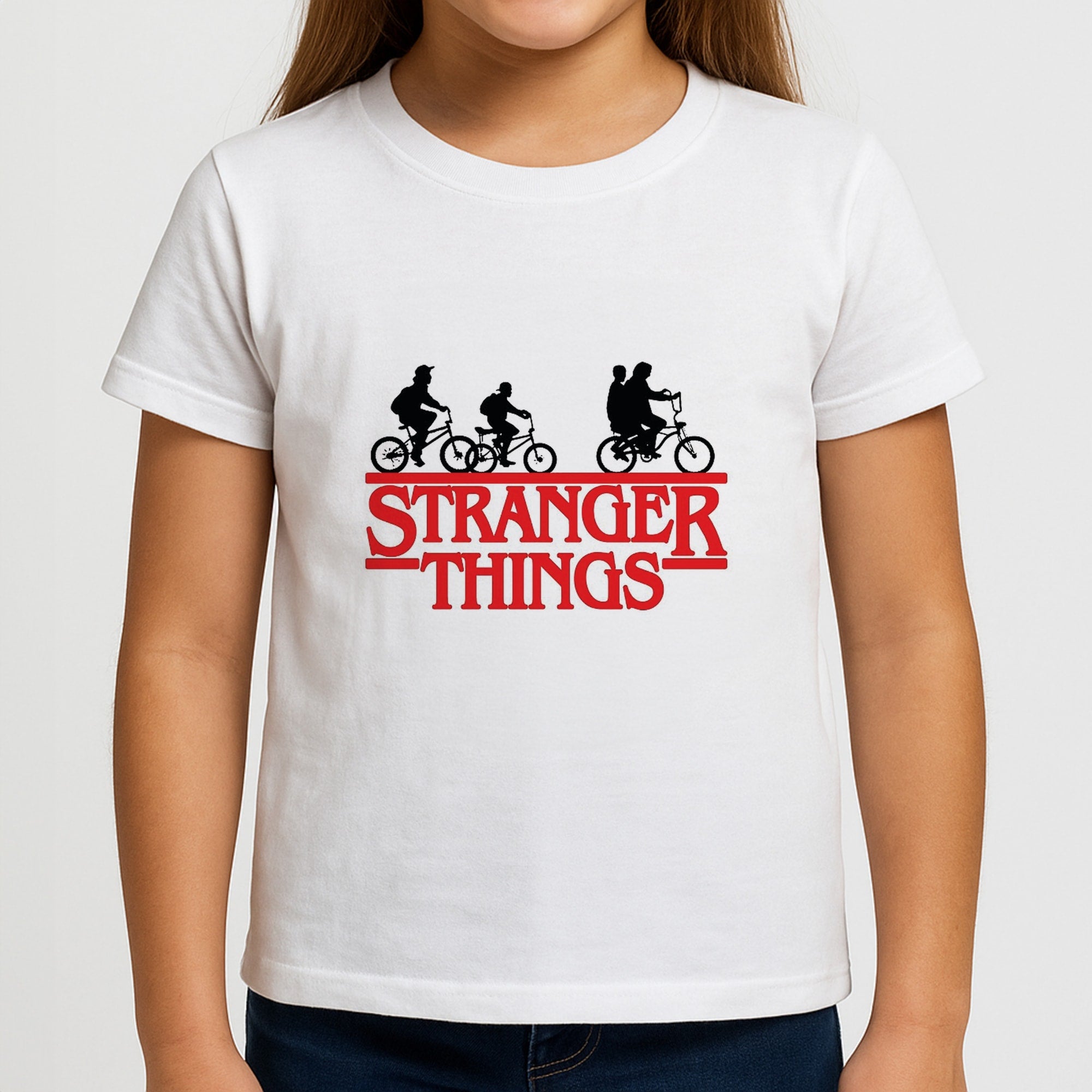 Stranger Cycling Logo Kids T-Shirt