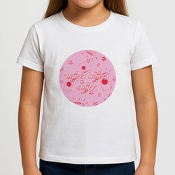 Coffee Pattern - Chamberlain Girls T-Shirt