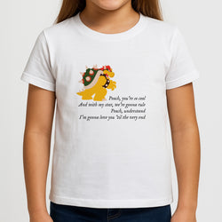Peach, You're So Cool Girls T-Shirt