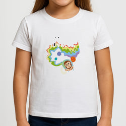 A Monkeys - Pink Girls T-Shirt