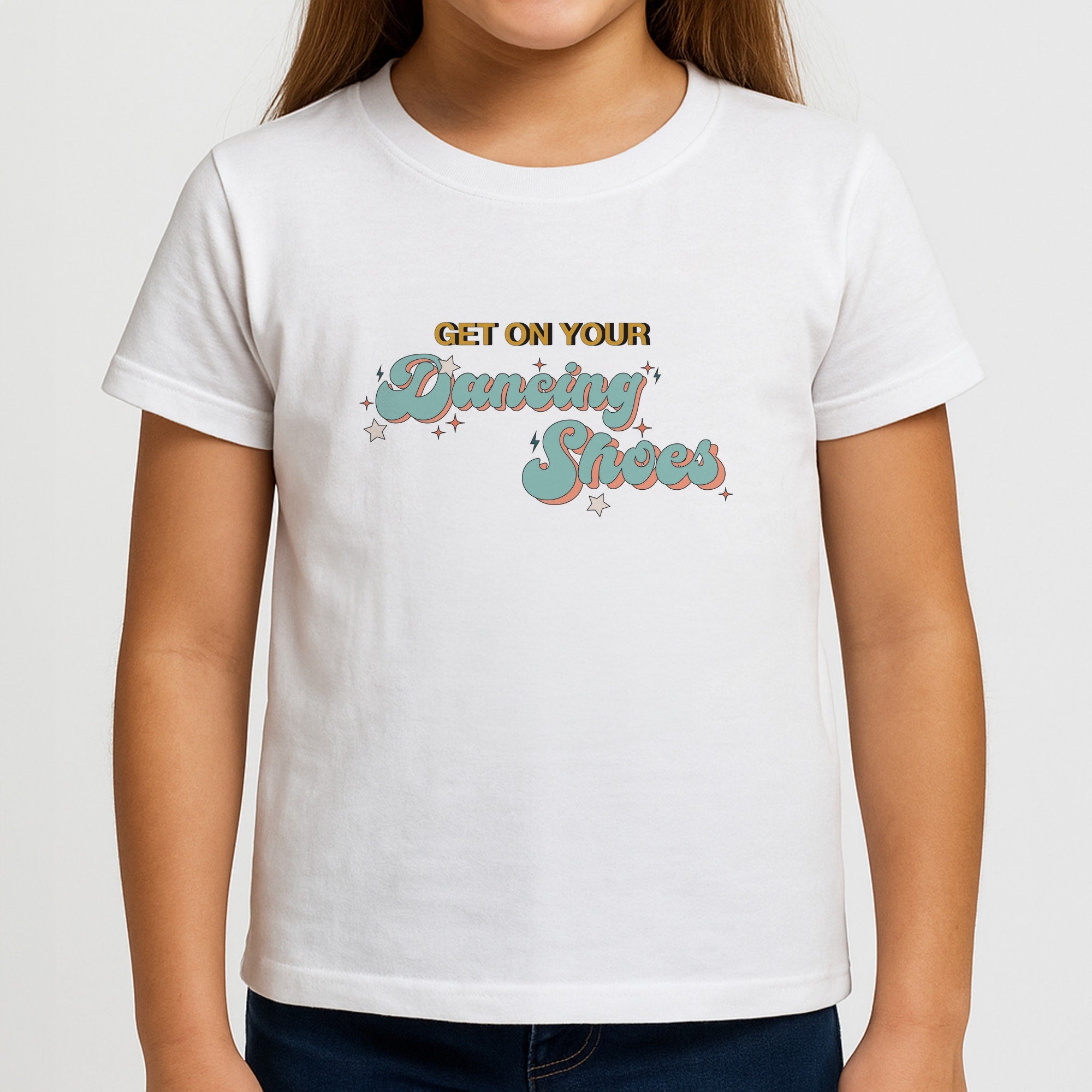 Get On Your Dancing Shoes Girls T-Shirt