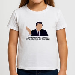 I Am Running Away From My Responsibilities Girls T-Shirt