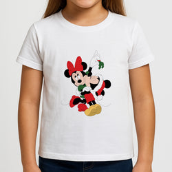 Mistletoe Fairytale Mice - Christmas Girls T-Shirt