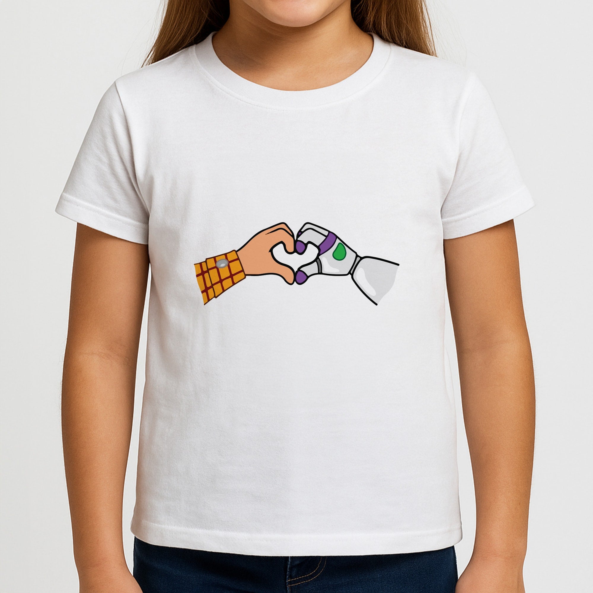 Woody And Buzz Love Kids T-Shirt