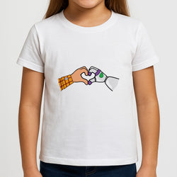 Woody And Buzz Love Kids T-Shirt