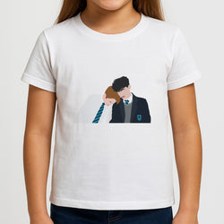 Nick And Charlie School Clothes - Heart TV Kids T-Shirt
