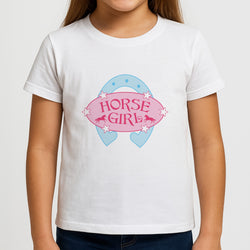 Horse Girl - Horses Kids T-Shirt