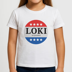 Loki For President Kids T-Shirt