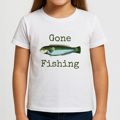 Gone Fishing  Girls T-Shirt