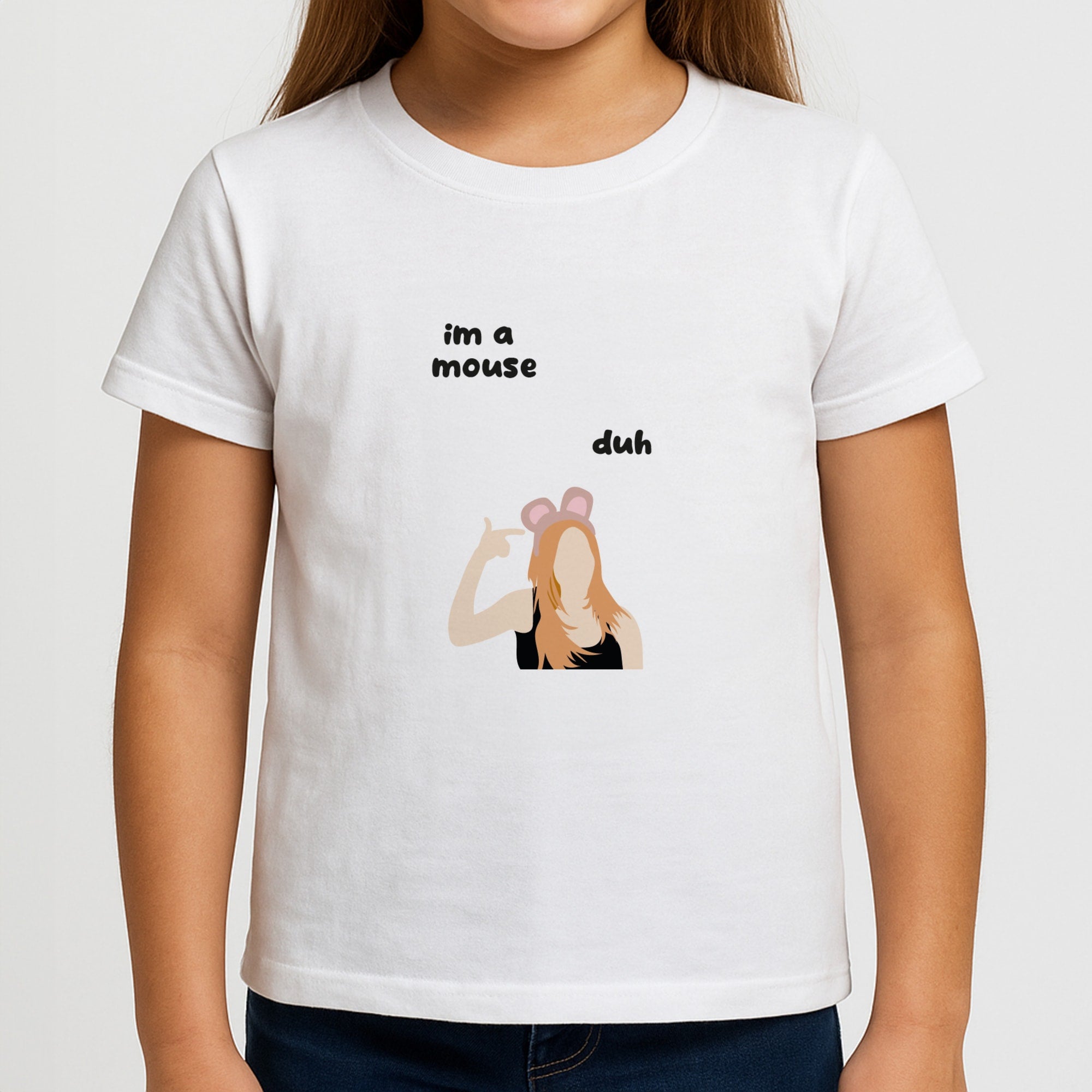 I'm a mouse Halloween - Mean Girls Girls T-Shirt