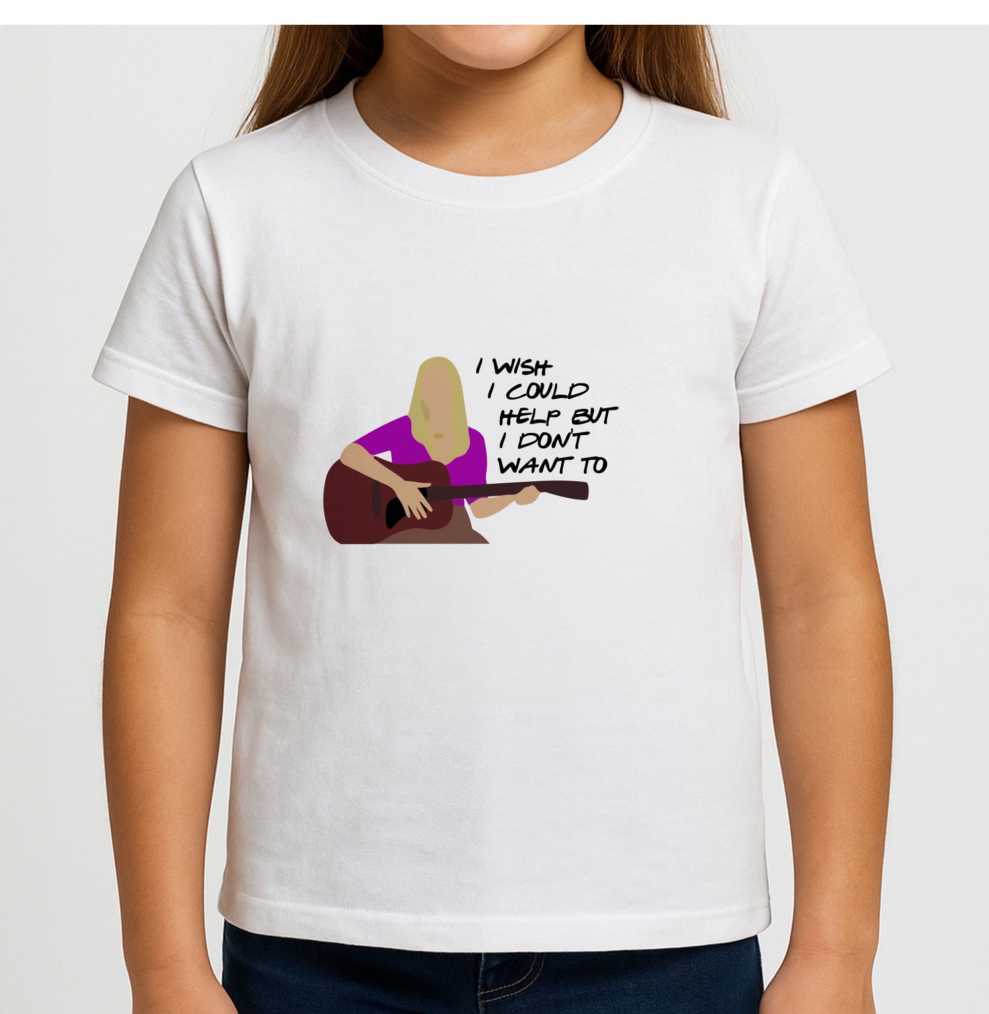 I Wish I Could Help But I Don't Want To Girls T-Shirt