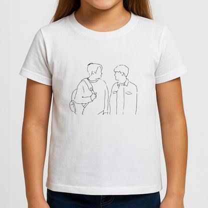 Outline - Heart TV Girls T-Shirt