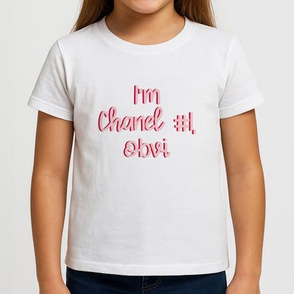I'm Chanel Number One Obvi - Halloween Queens Girls T-Shirt