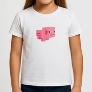 Mining Pig Kids T-Shirt 3
