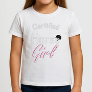 Certified Horse Girl - Horses Kids T-Shirt 3