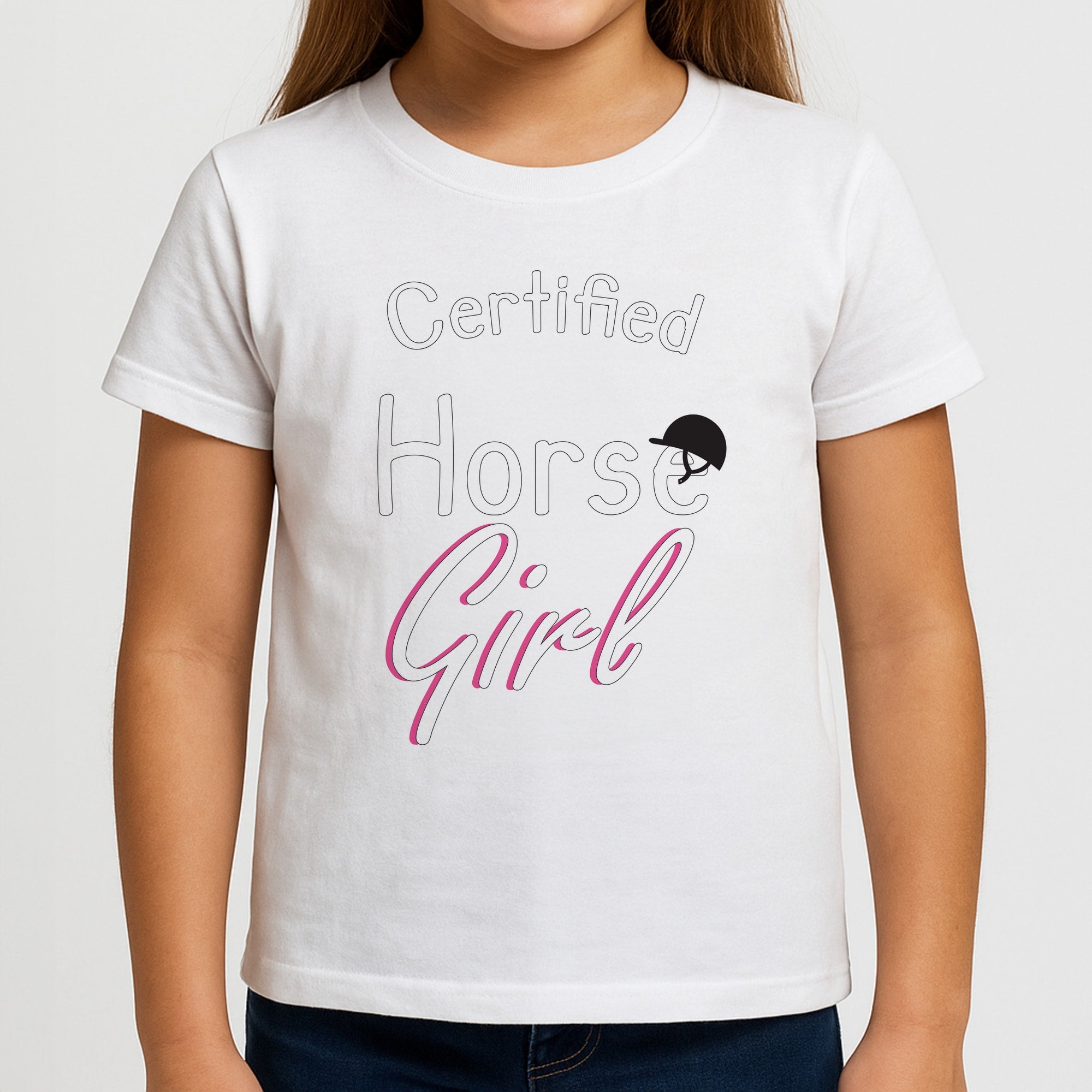 Certified Horse Girl - Horses Girls T-Shirt