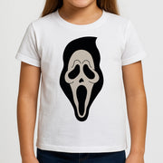 Pink Ghostface Pattern - Scream Kids T-Shirt 3