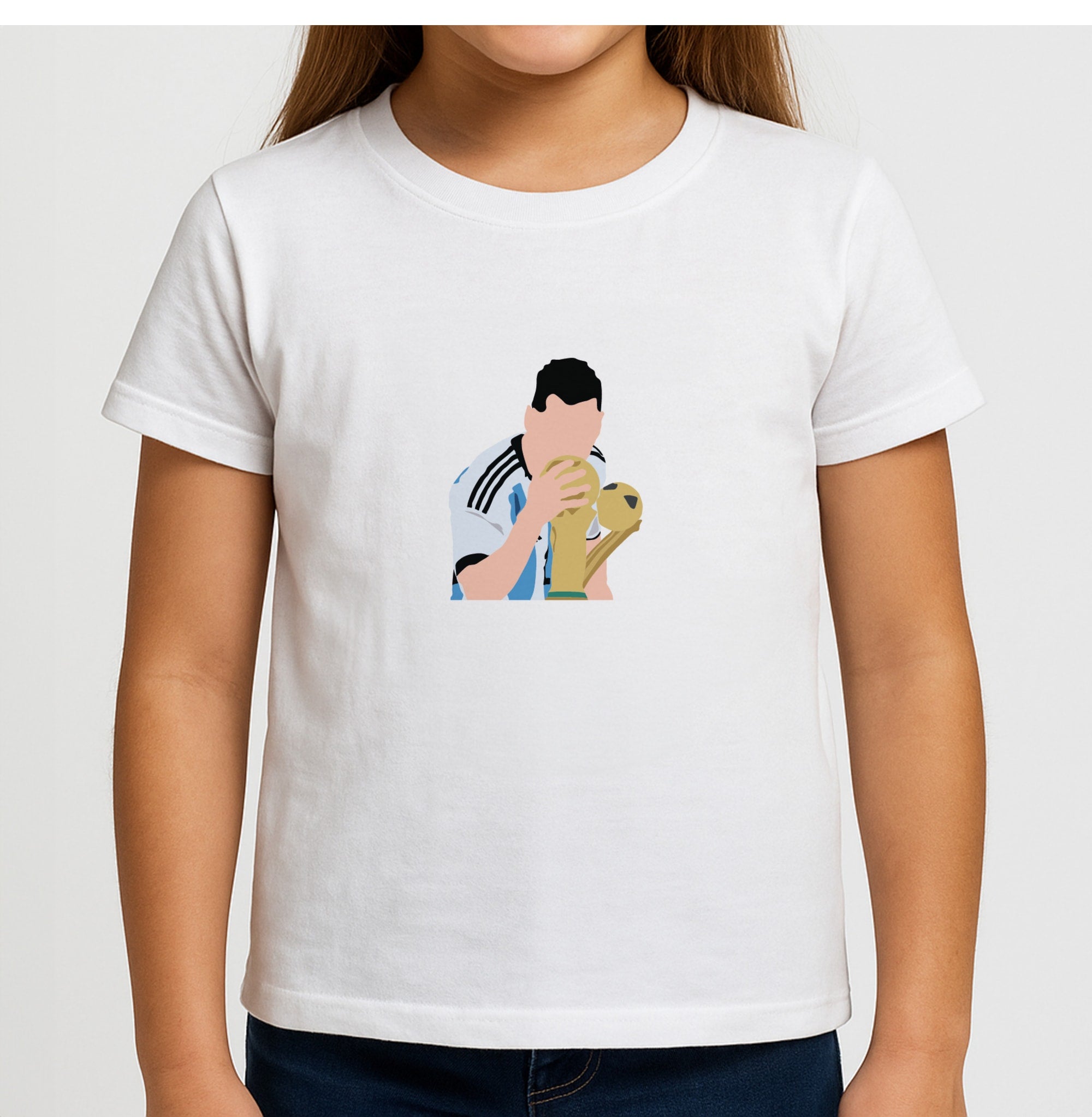 GOAT - Messi Girls T-Shirt