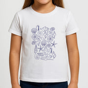 Sea Shells - Clean Girl Aesthetic Kids T-Shirt 3
