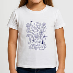 Sea Shells - Clean Girl Aesthetic Girls T-Shirt