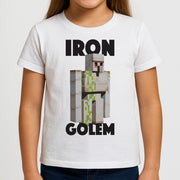 Iron Golem Kids T-Shirt 3