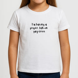 Gay Crisis - Heart TV Girls T-Shirt