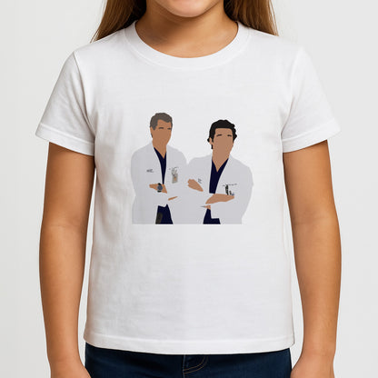 Two Doctors Arm Crossed - Grey's Girls T-Shirt
