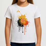 Orange Graffiti - Skate Aesthetic  Kids T-Shirt 3