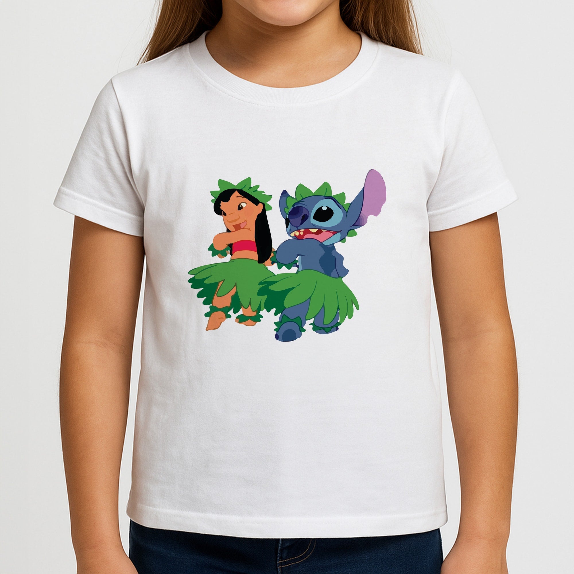 Lilo And Alien Blue Hoola Kids T-Shirt