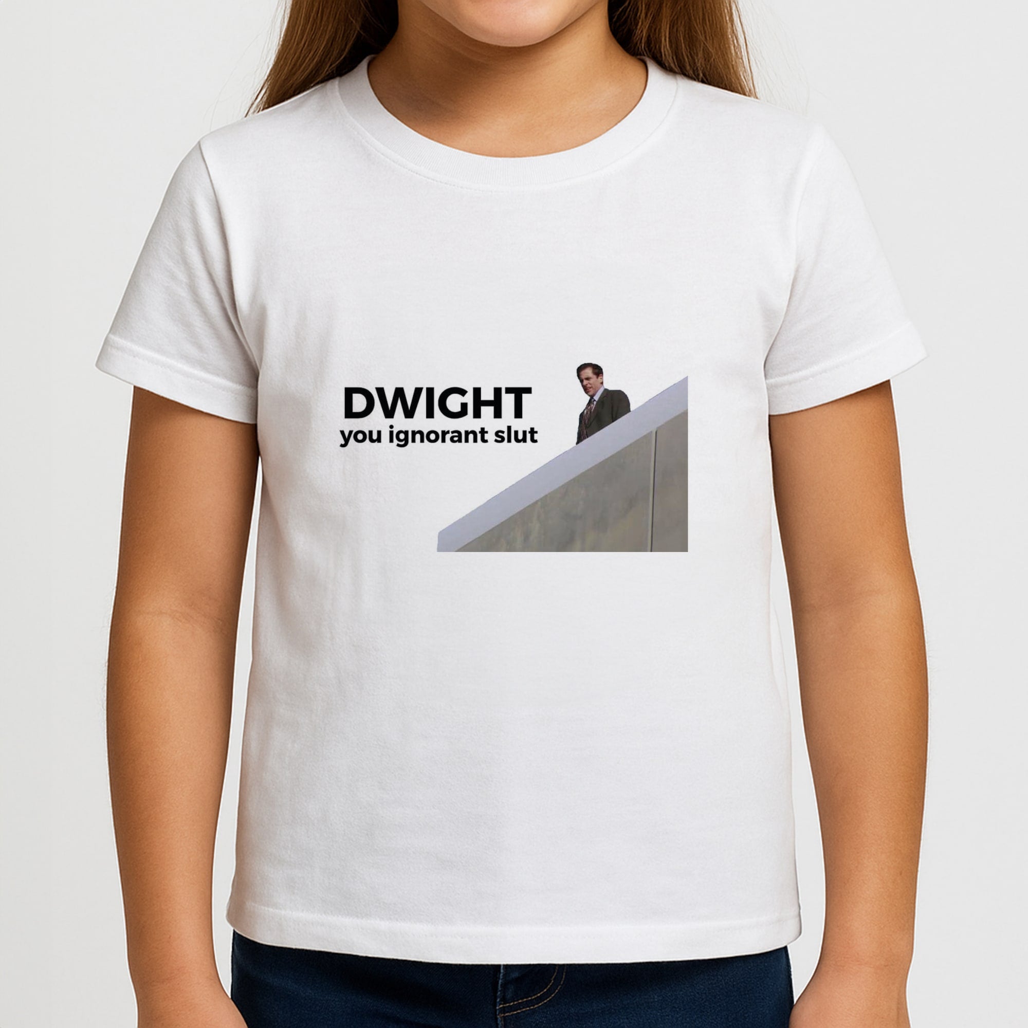 Dwight, You Ignorant Slut Kids T-Shirt